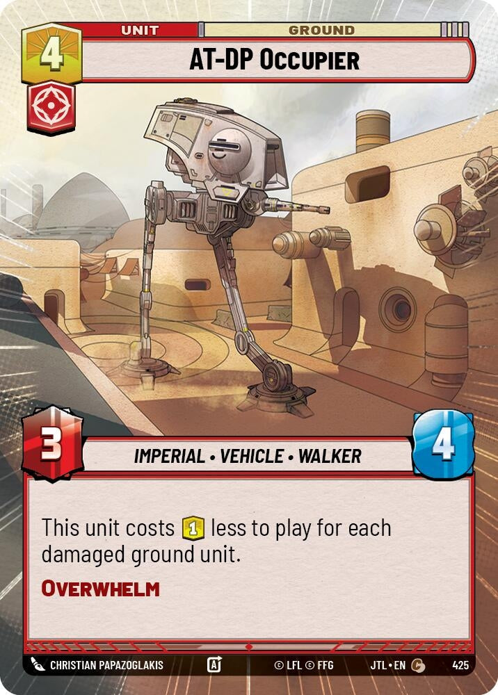 Image for AT-DP Occupier (Hyperspace) (Jump to Lightspeed) (425) - Star Wars: Unlimited