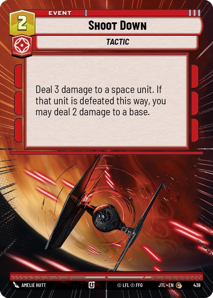 Image for Shoot Down (Hyperspace) (Jump to Lightspeed) (438) - Star Wars: Unlimited