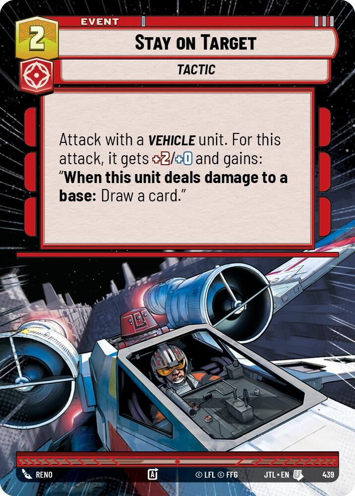 Image for Stay on Target (Hyperspace) (Jump to Lightspeed) (439) - Star Wars: Unlimited