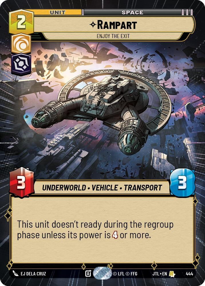 Image for Rampart - Enjoy the Exit (Hyperspace) (Jump to Lightspeed) (444) - Star Wars: Unlimited