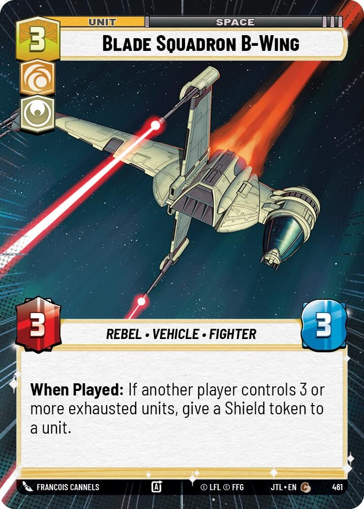 Image for Blade Squadron B-Wing (Hyperspace) (Jump to Lightspeed) (461) - Star Wars: Unlimited