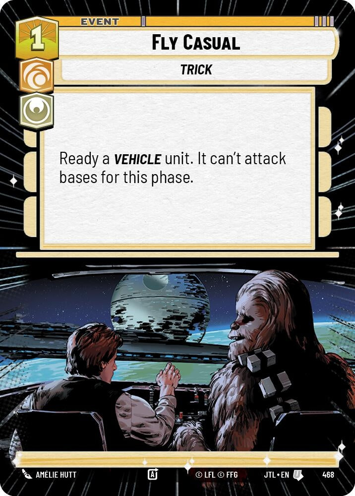 Image for Fly Casual (Hyperspace) (Jump to Lightspeed) (468) - Star Wars: Unlimited