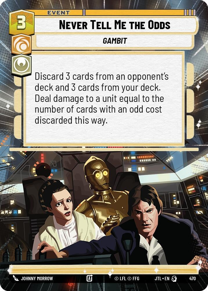 Image for Never Tell Me the Odds (Hyperspace) (Jump to Lightspeed) (470) - Star Wars: Unlimited