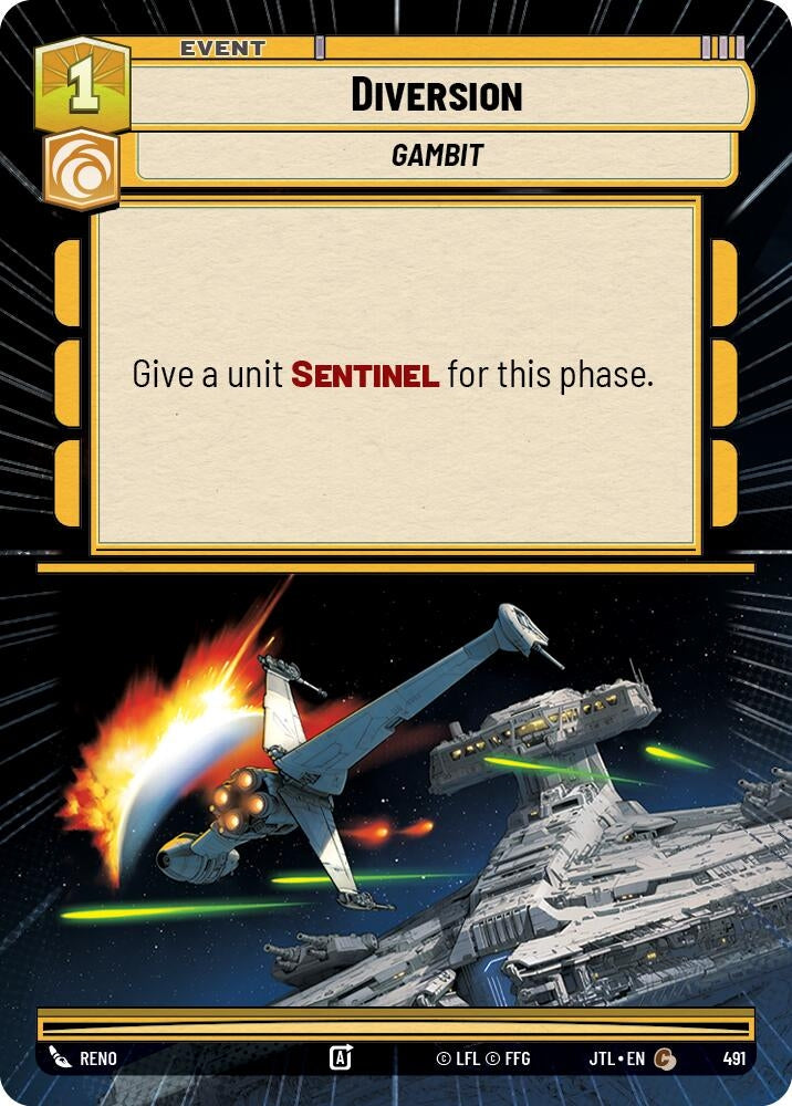 Image for Diversion (Hyperspace) (Jump to Lightspeed) (491) - Star Wars: Unlimited