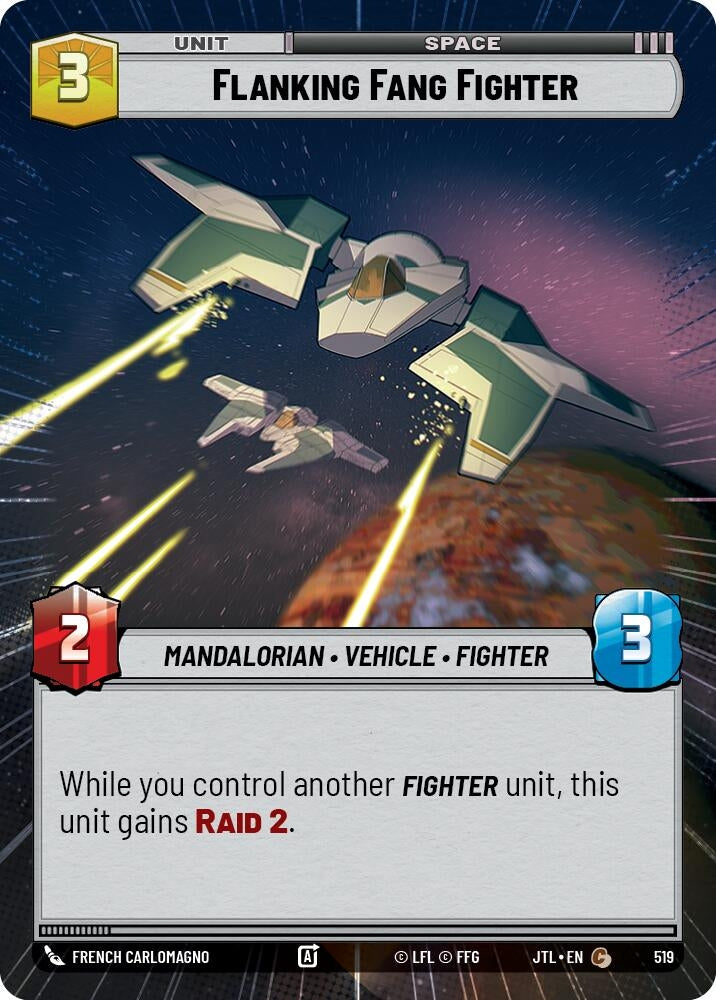 Image for Flanking Fang Fighter (Hyperspace) (Jump to Lightspeed) (519) - Star Wars: Unlimited