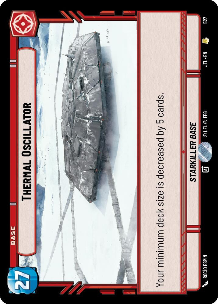 Image for Thermal Oscillator (Foil) (Jump to Lightspeed) (527) - Star Wars: Unlimited