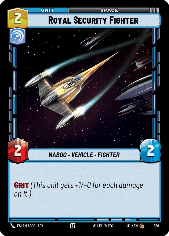 Image for Royal Security Fighter (Foil) (Jump to Lightspeed) (559) - Star Wars: Unlimited