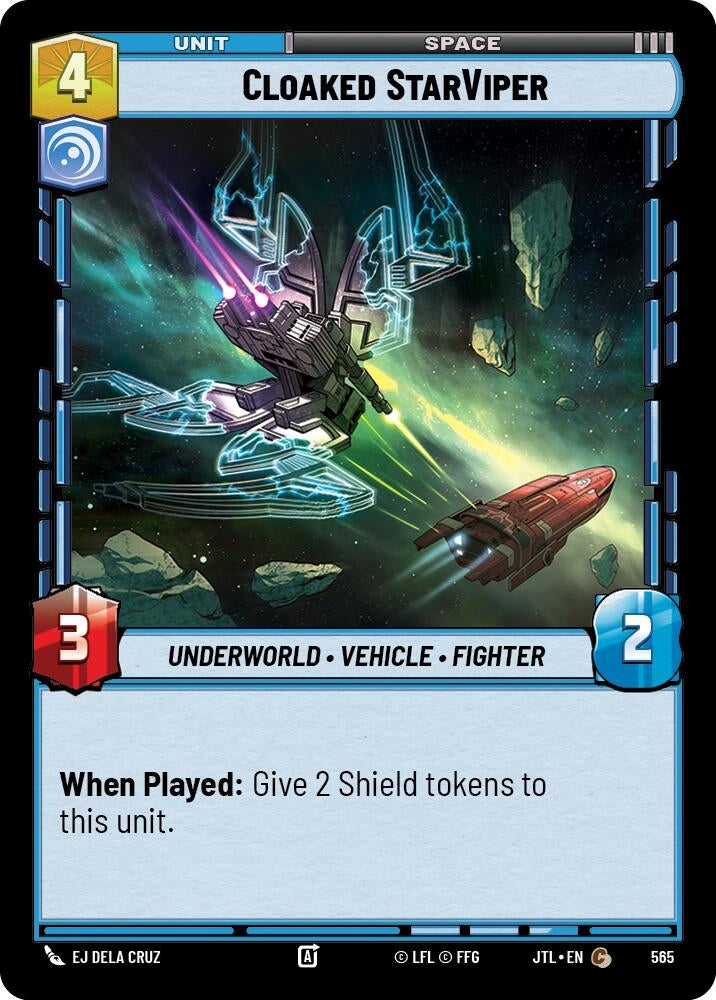 Image for Cloaked StarViper (Foil) (Jump to Lightspeed) (565) - Star Wars: Unlimited