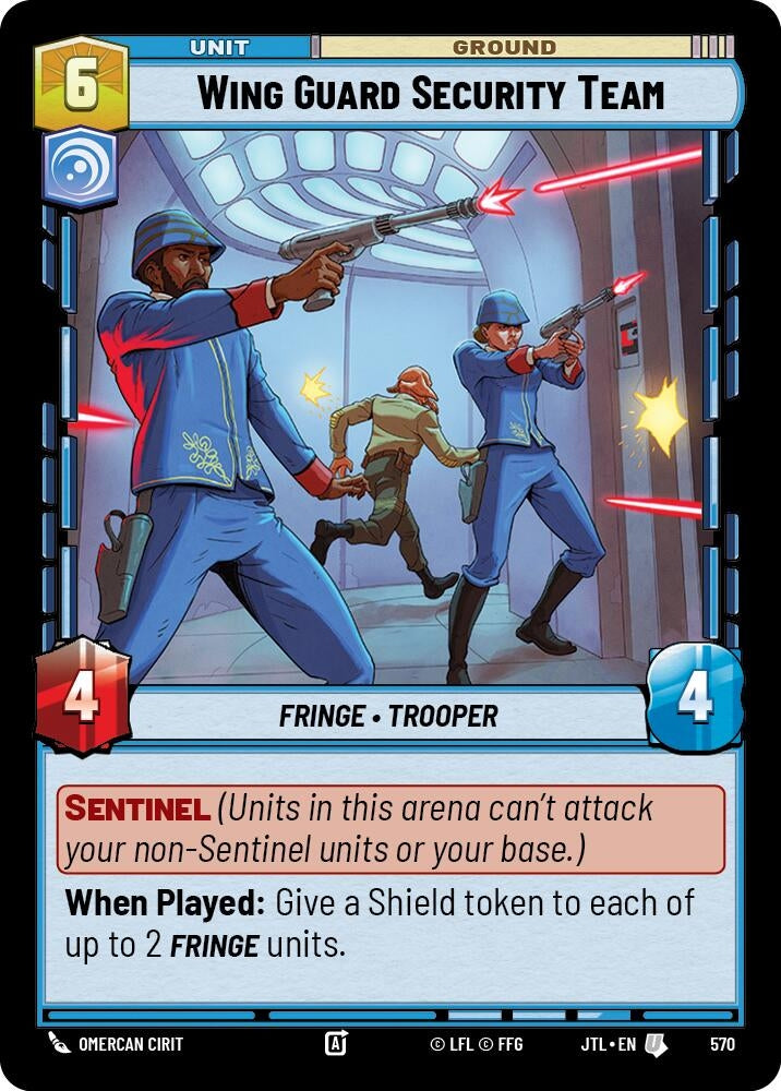 Image for Wing Guard Security Team (Foil) (Jump to Lightspeed) (570) - Star Wars: Unlimited