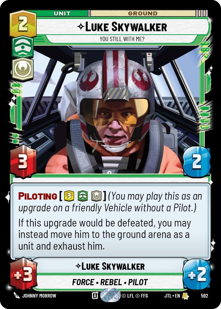 Image for Luke Skywalker - You Still With Me? (Foil) (Jump to Lightspeed) (592) - Star Wars: Unlimited