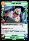 Image for Snap Wexley - Resistance Recon Flier (Foil) (Jump to Lightspeed) (596) - Star Wars: Unlimited