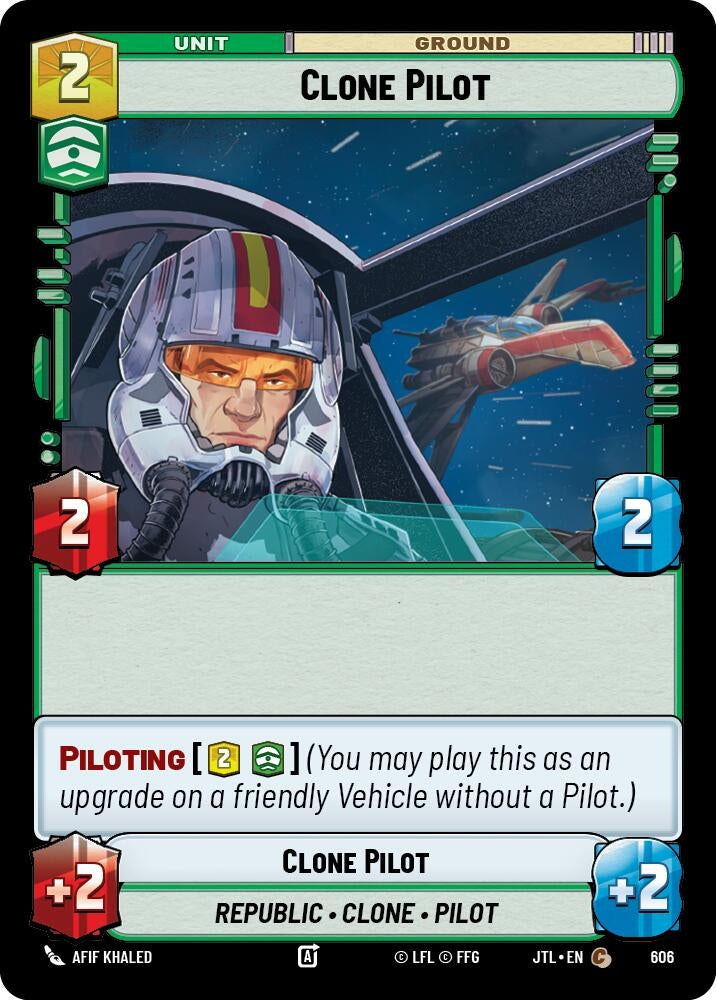 Image for Clone Pilot (Foil) (Jump to Lightspeed) (606) - Star Wars: Unlimited