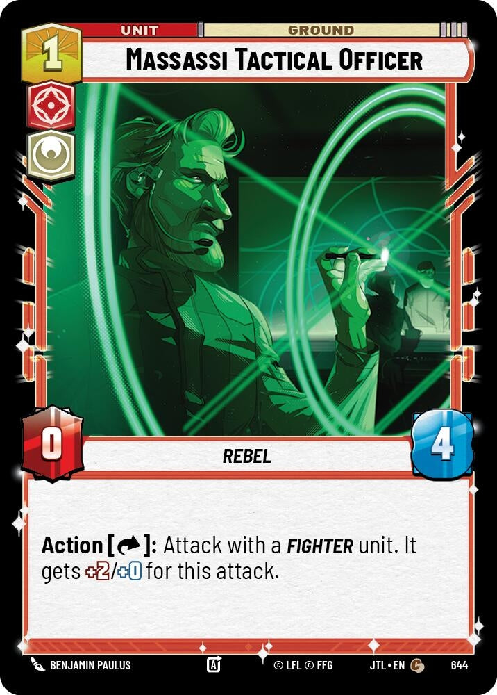 Image for Massassi Tactical Officer (Foil) (Jump to Lightspeed) (644) - Star Wars: Unlimited