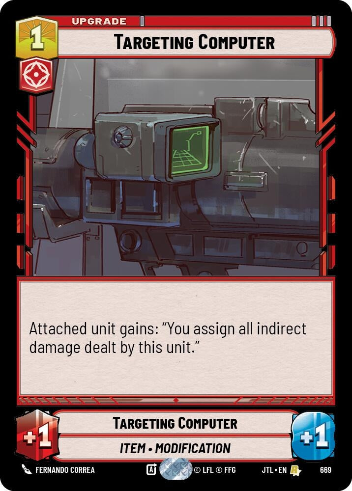 Image for Targeting Computer (Foil) (Jump to Lightspeed) (669) - Star Wars: Unlimited