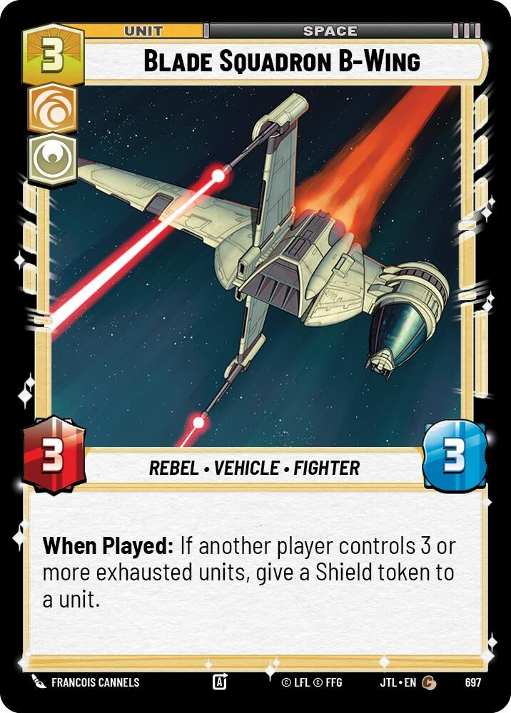 Image for Blade Squadron B-Wing (Foil) (Jump to Lightspeed) (697) - Star Wars: Unlimited