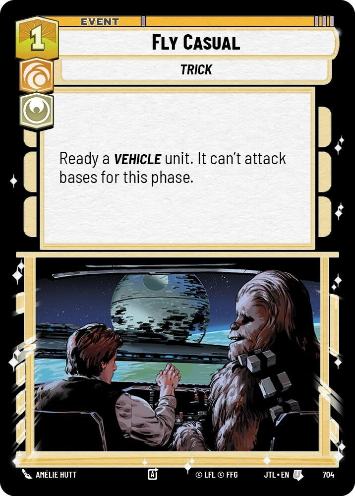 Image for Fly Casual (Foil) (Jump to Lightspeed) (704) - Star Wars: Unlimited