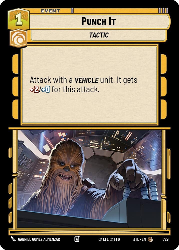 Image for Punch It (Foil) (Jump to Lightspeed) (729) - Star Wars: Unlimited