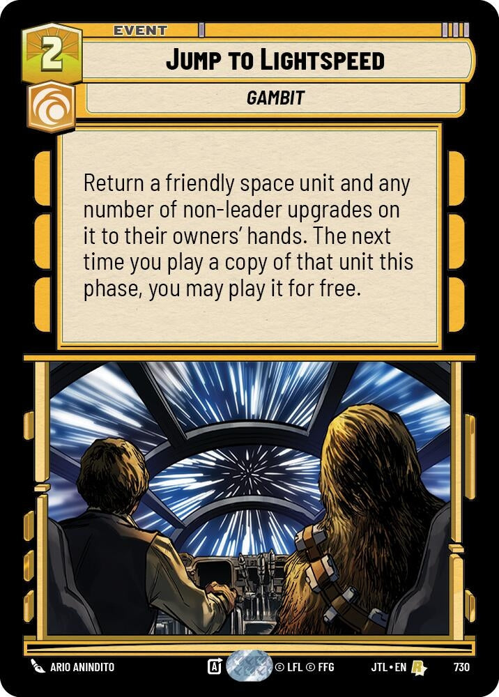 Image for Jump to Lightspeed (Foil) (Jump to Lightspeed) (730) - Star Wars: Unlimited