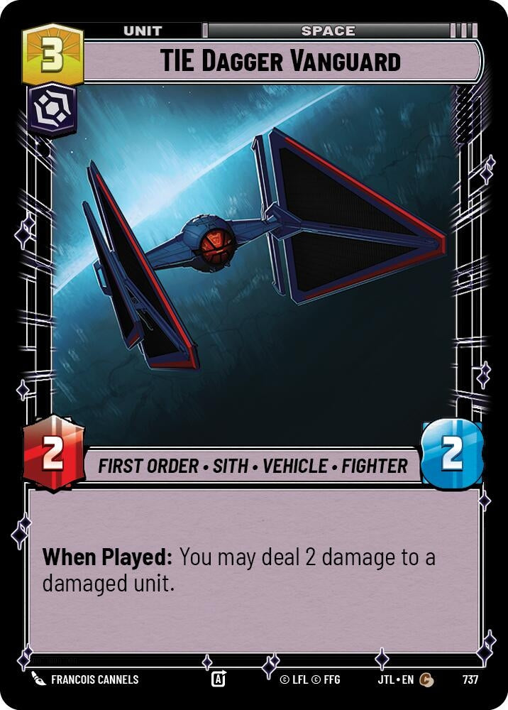Image for TIE Dagger Vanguard (Foil) (Jump to Lightspeed) (737) - Star Wars: Unlimited