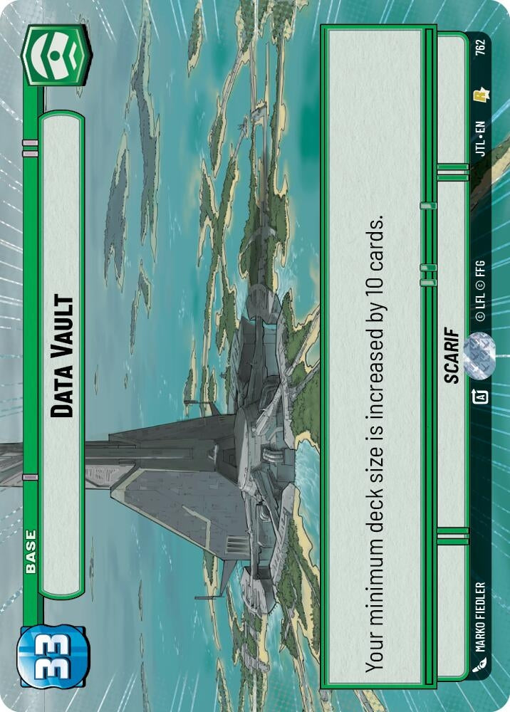 Image for Data Vault (Hyperspace Foil) (Jump to Lightspeed) (762) - Star Wars: Unlimited