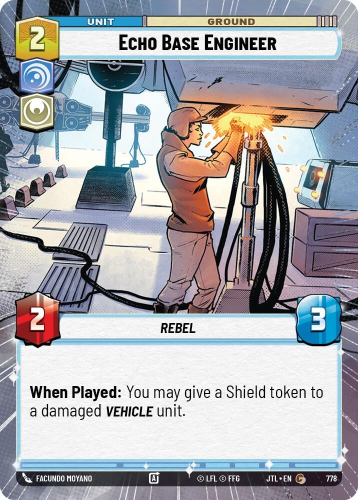 Image for Echo Base Engineer (Hyperspace Foil) (Jump to Lightspeed) (778) - Star Wars: Unlimited