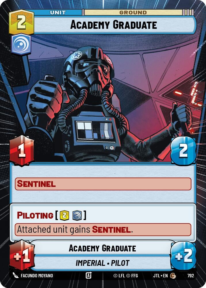 Image for Academy Graduate (Hyperspace Foil) (Jump to Lightspeed) (792) - Star Wars: Unlimited