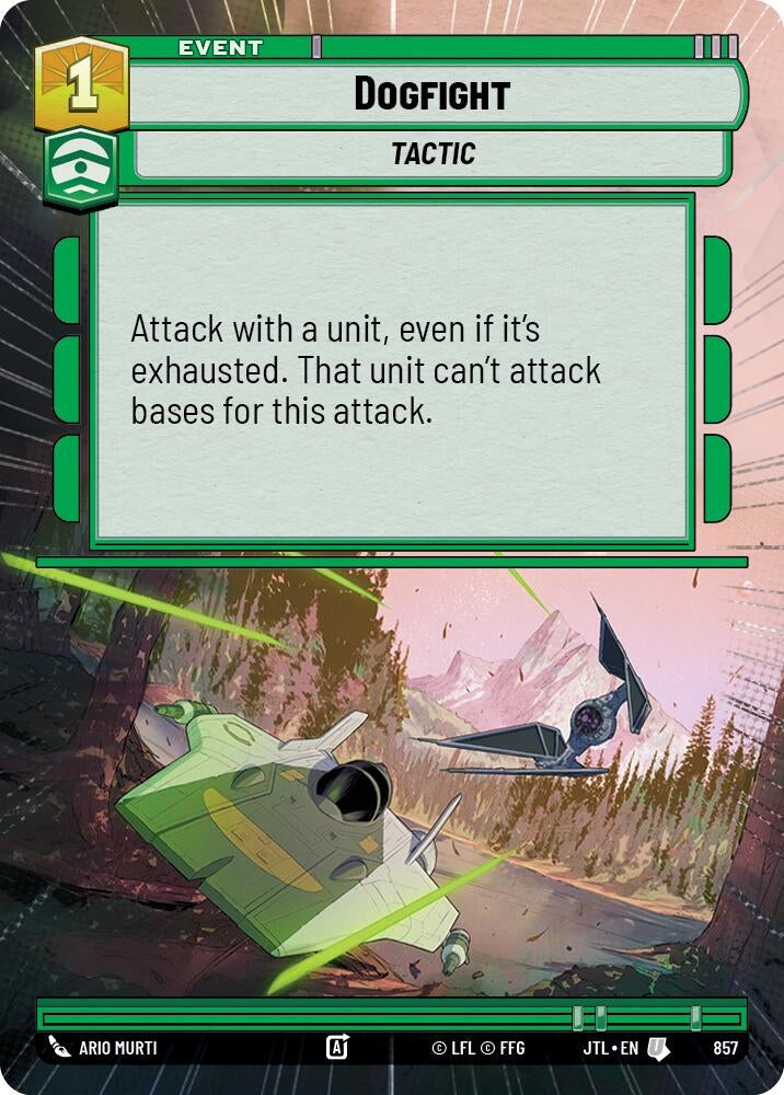 Image for Dogfight (Hyperspace Foil) (Jump to Lightspeed) (857) - Star Wars: Unlimited