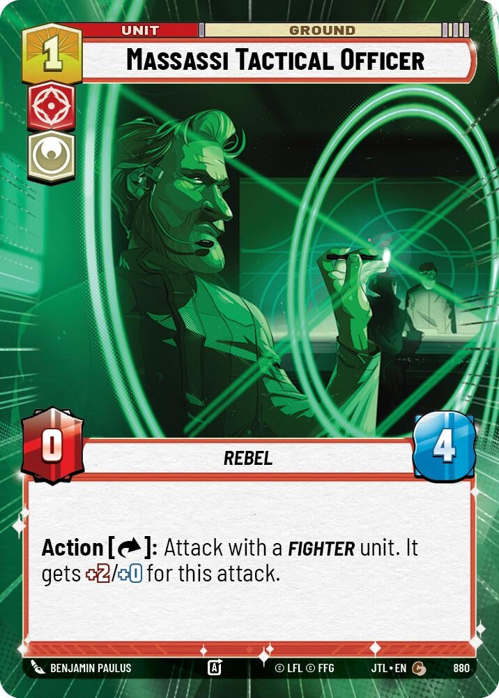 Image for Massassi Tactical Officer (Hyperspace Foil) (Jump to Lightspeed) (880) - Star Wars: Unlimited
