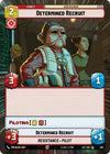 Image for Determined Recruit (Hyperspace Foil) (Jump to Lightspeed) (893) - Star Wars: Unlimited