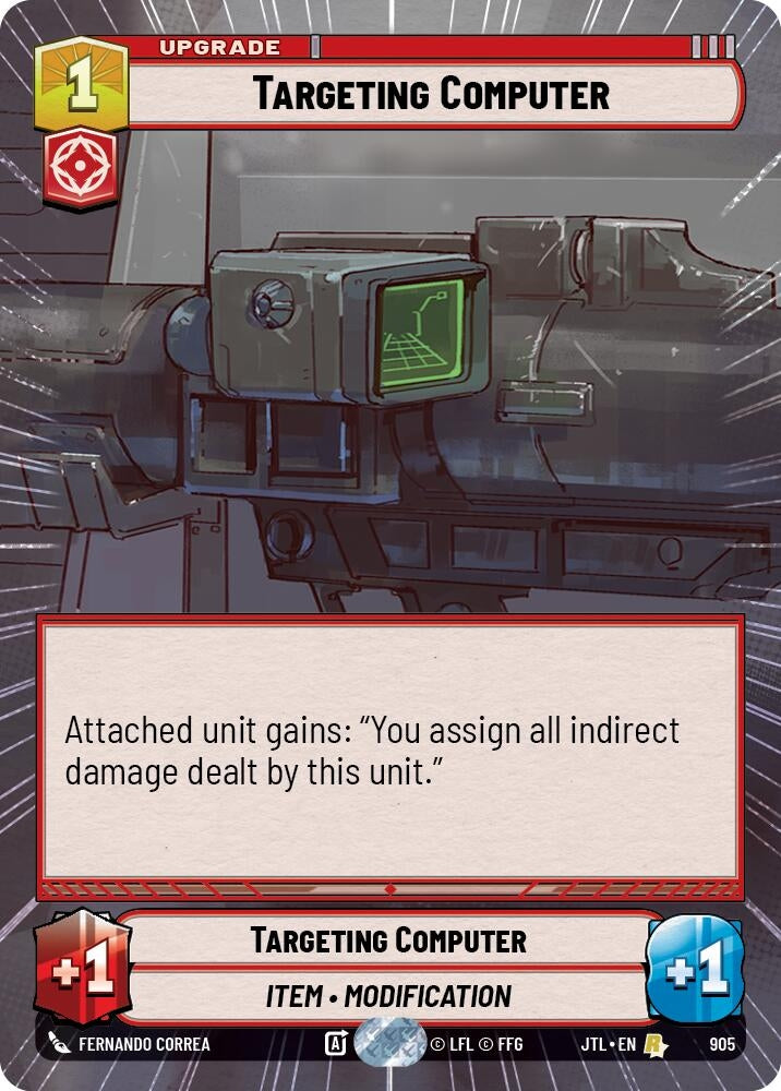 Image for Targeting Computer (Hyperspace Foil) (Jump to Lightspeed) (905) - Star Wars: Unlimited