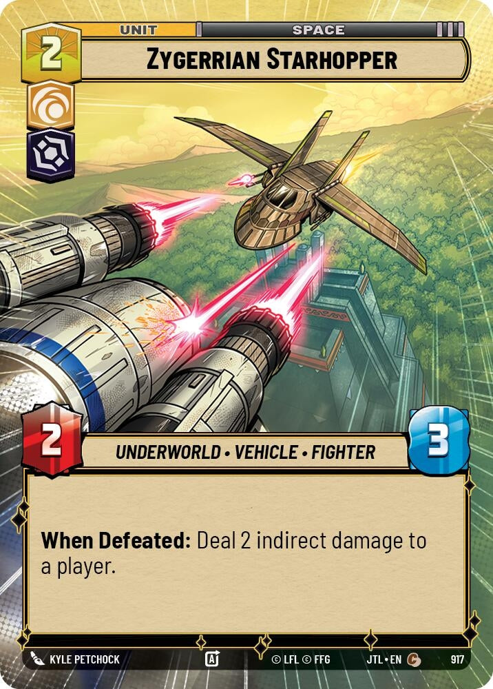Image for Zygerrian Starhopper (Hyperspace Foil) (Jump to Lightspeed) (917) - Star Wars: Unlimited