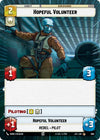 Image for Hopeful Volunteer (Hyperspace Foil) (Jump to Lightspeed) (980) - Star Wars: Unlimited