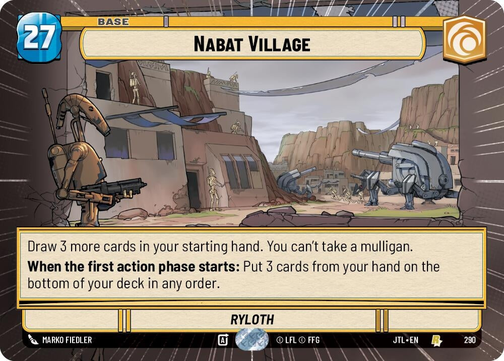 Image for Nabat Village (Hyperspace) (Jump to Lightspeed) (290) - Star Wars: Unlimited
