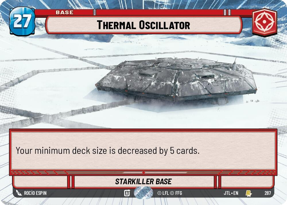 Image for Thermal Oscillator (Hyperspace) (Jump to Lightspeed) (287) - Star Wars: Unlimited