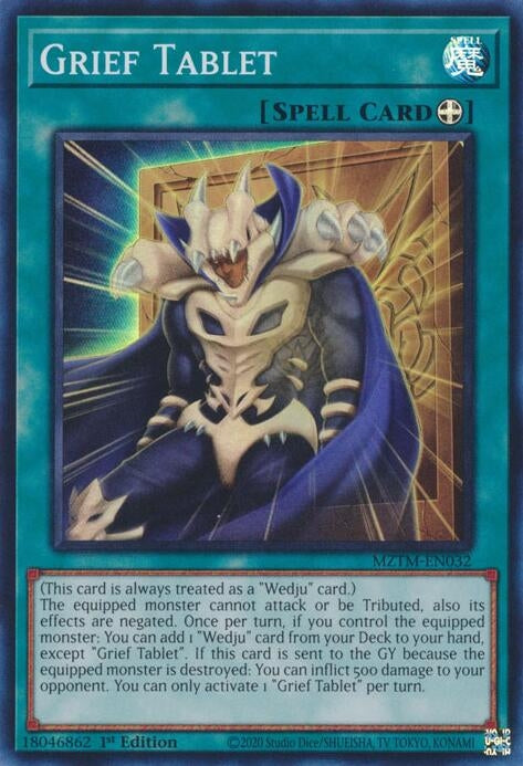 Image for Grief Tablet (Maze of the Master) (MZTM-EN032) - YuGiOh