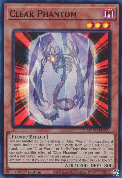 Image for Clear Phantom (Maze of the Master) (MZTM-EN037) - YuGiOh