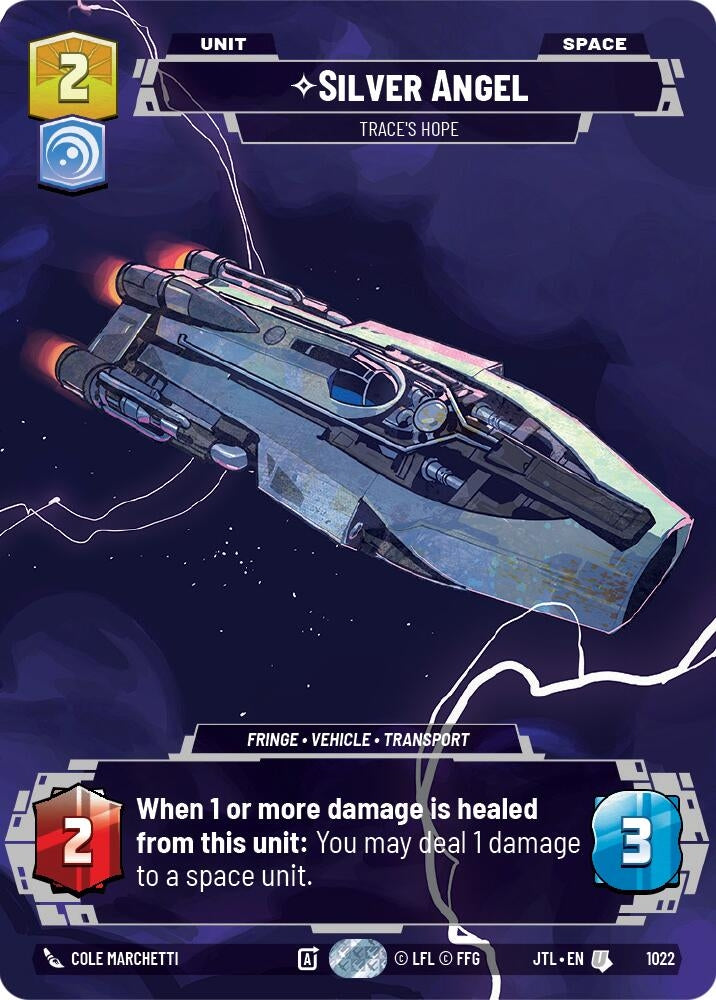 Image for Silver Angel - Trace's Hope (Prestige) (Jump to Lightspeed) (1022) - Star Wars: Unlimited
