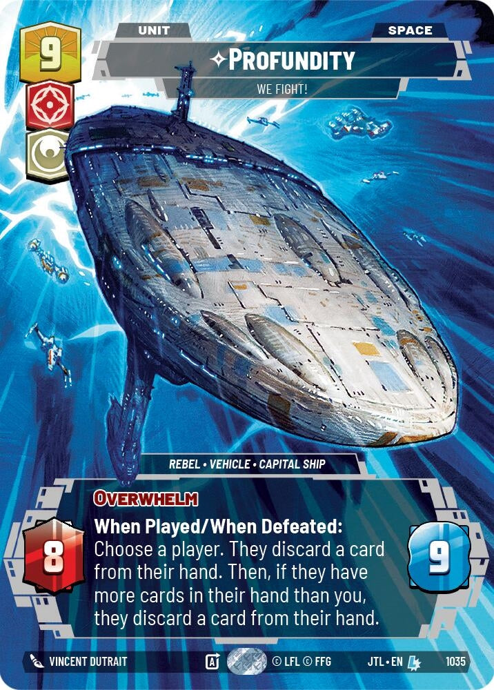 Image for Profundity - We Fight! (Prestige) (Jump to Lightspeed) (1035) - Star Wars: Unlimited
