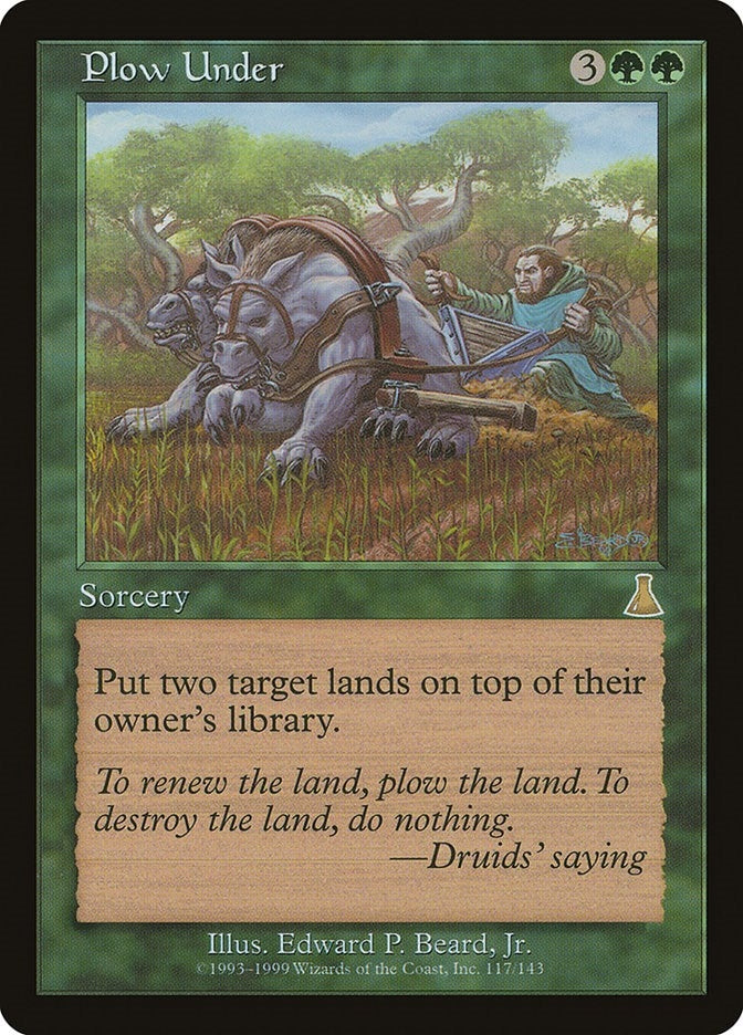 Image for Plow Under (Urza's Destiny) (117) - Magic: The Gathering