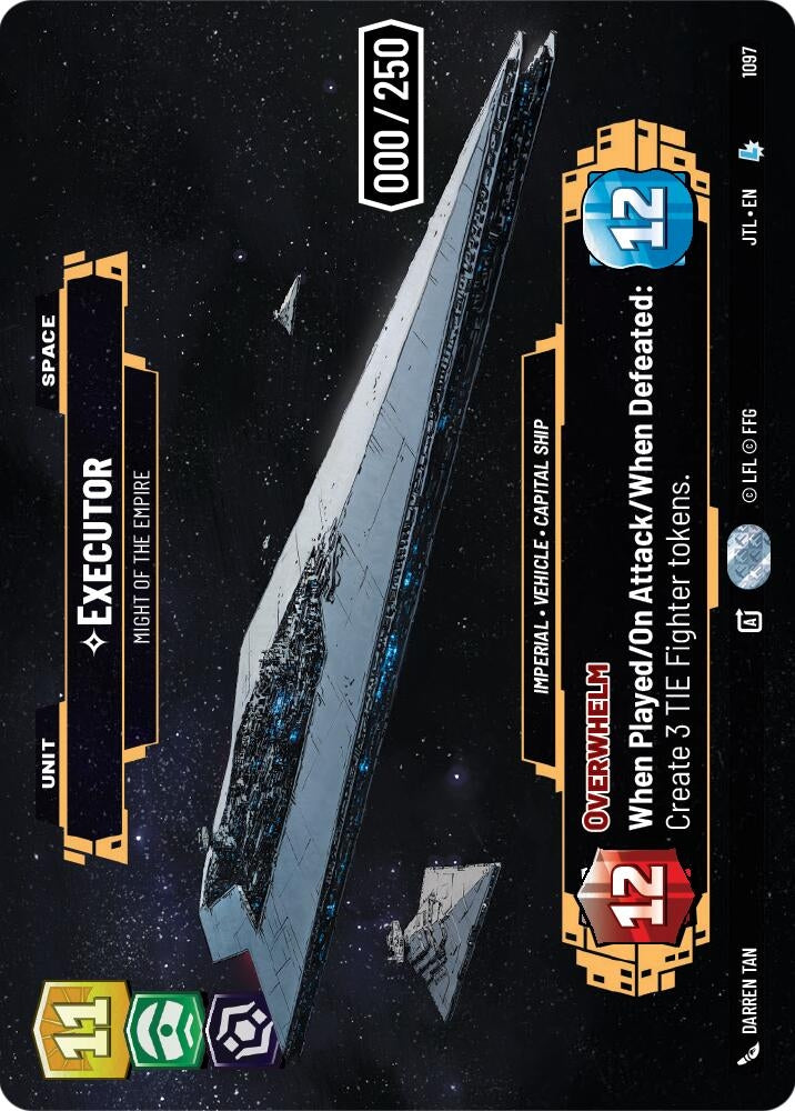 Image for Executor - Might of the Empire (Serialized) (Jump to Lightspeed) (1097) - Star Wars: Unlimited