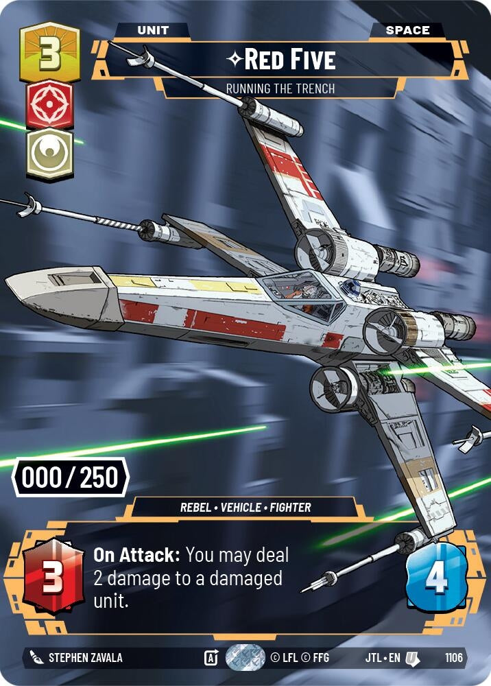 Image for Red Five - Running the Trench (Serialized) (Jump to Lightspeed) (1106) - Star Wars: Unlimited