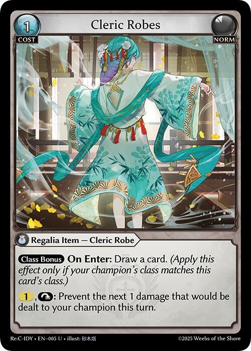 Image for Cleric Robes (Diao Chan Re: Collection, Idyll Corsage) (005) - Grand Archive TCG