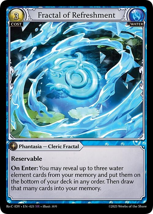 Image for Fractal of Refreshment (Diao Chan Re: Collection, Idyll Corsage) (021) - Grand Archive TCG