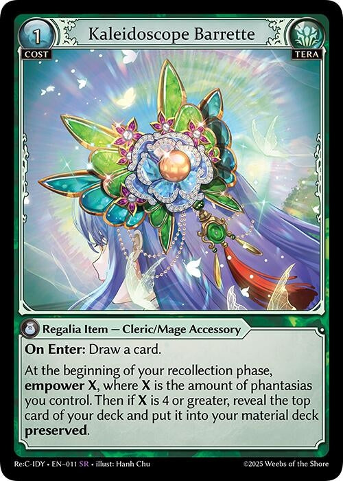Image for Kaleidoscope Barrette (Diao Chan Re: Collection, Idyll Corsage) (011) - Grand Archive TCG