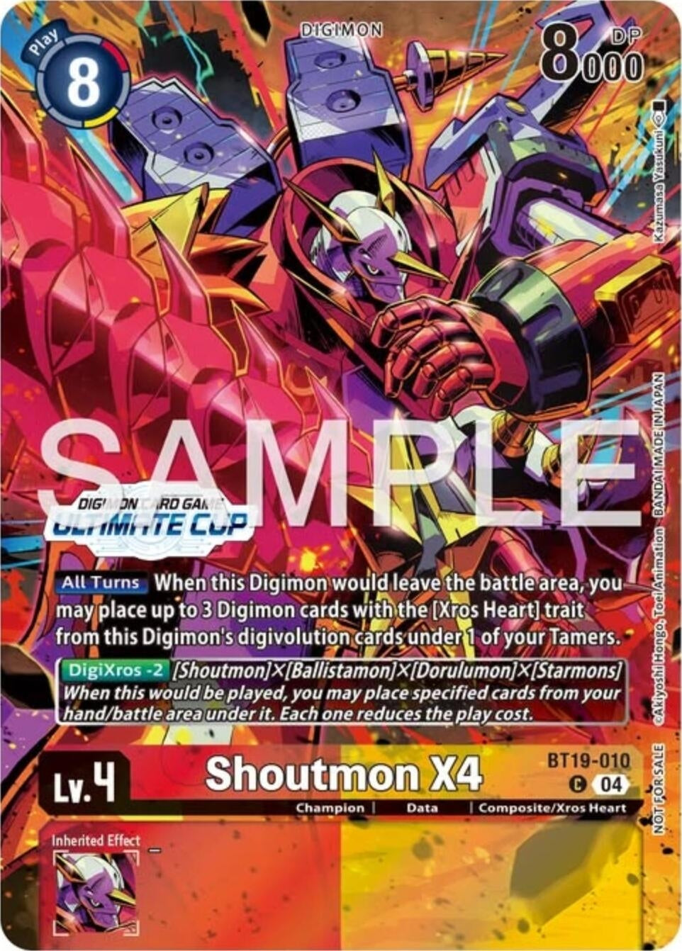 Image for Shoutmon X4 (Ultimate Cup 25-26 Season 1) (Release Special Booster 2.5) (BT19-010 C) - Digimon Card Game