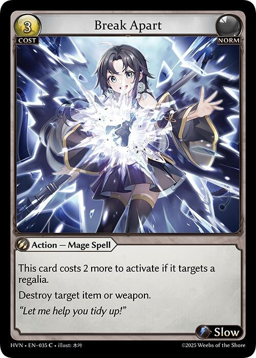Image for Break Apart (Abyssal Heaven) (035) - Grand Archive TCG