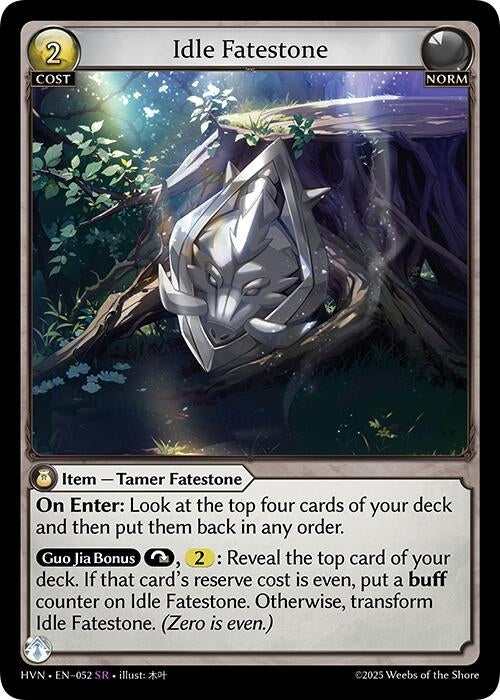 Image for Idle Fatestone // Bolstered Boar (Abyssal Heaven) (052) - Grand Archive TCG