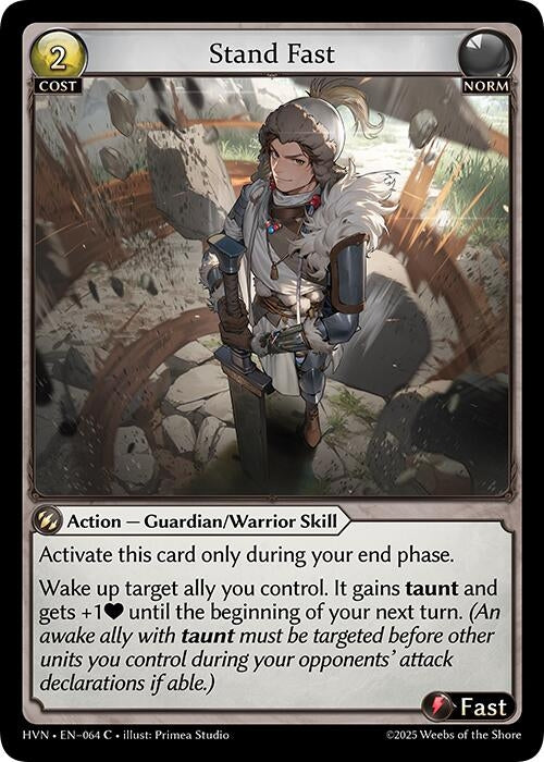 Image for Stand Fast (Abyssal Heaven) (064) - Grand Archive TCG