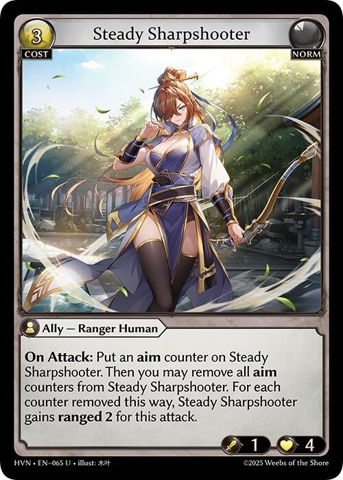 Image for Steady Sharpshooter (Abyssal Heaven) (065) - Grand Archive TCG