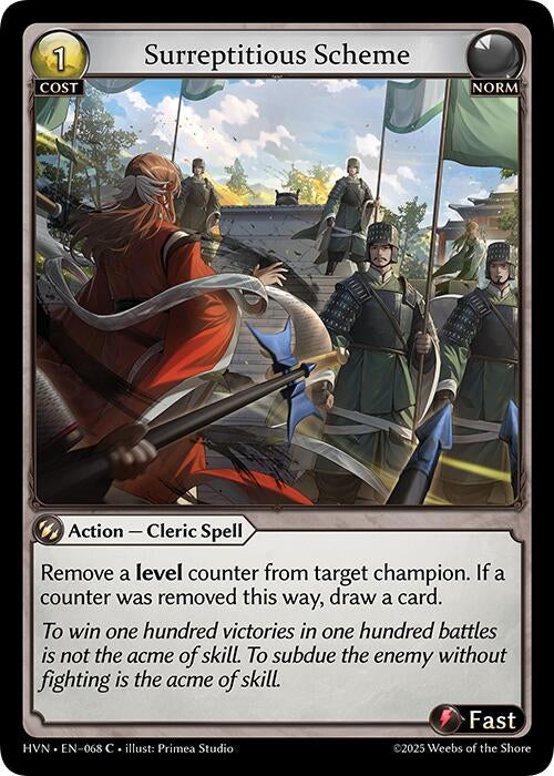 Image for Surreptitious Scheme (Abyssal Heaven) (068) - Grand Archive TCG